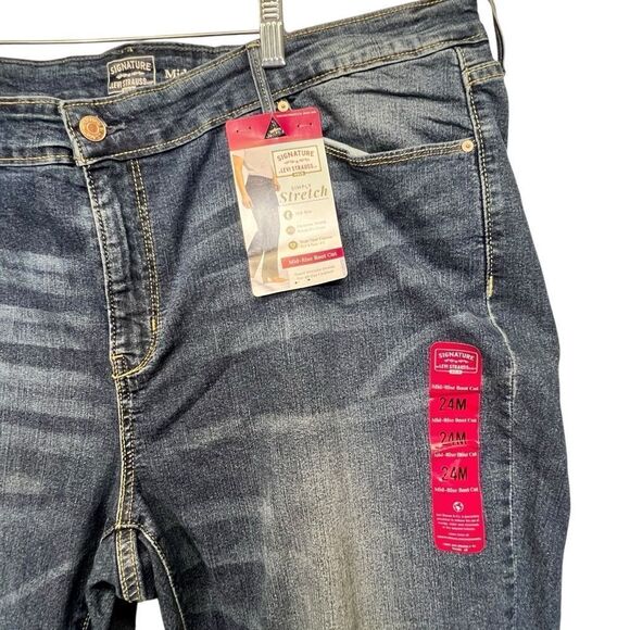 New with tags 24m LEVI STRAUSS SIMPLY Stretch Mid-Rise boot cut - Picture 5 of 10